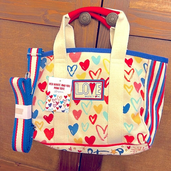 Brighton Handbags - 🆕💙Brighton Canvas Crossbody Tote